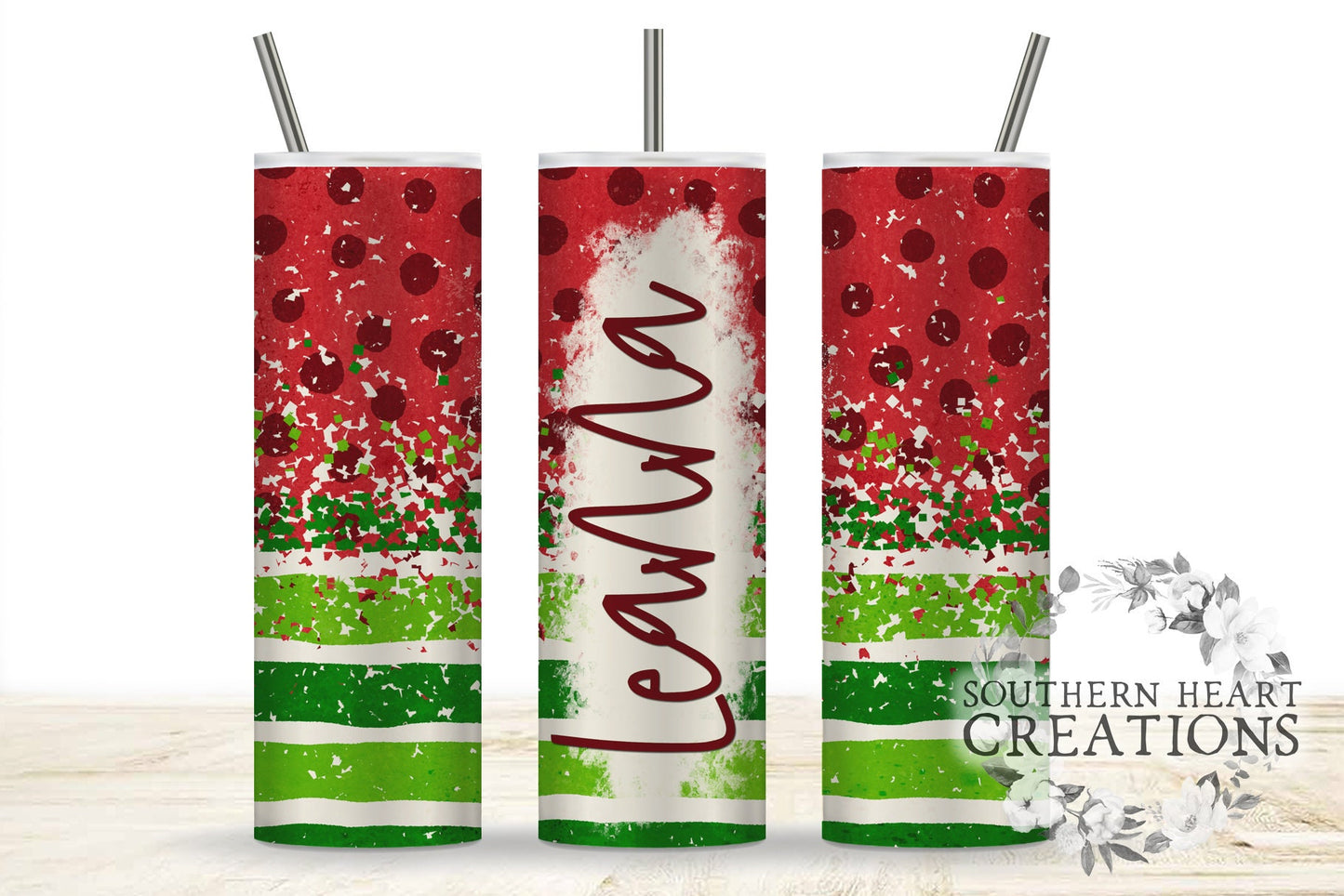 Watermelon Tumbler Wrap PNG Digital Download