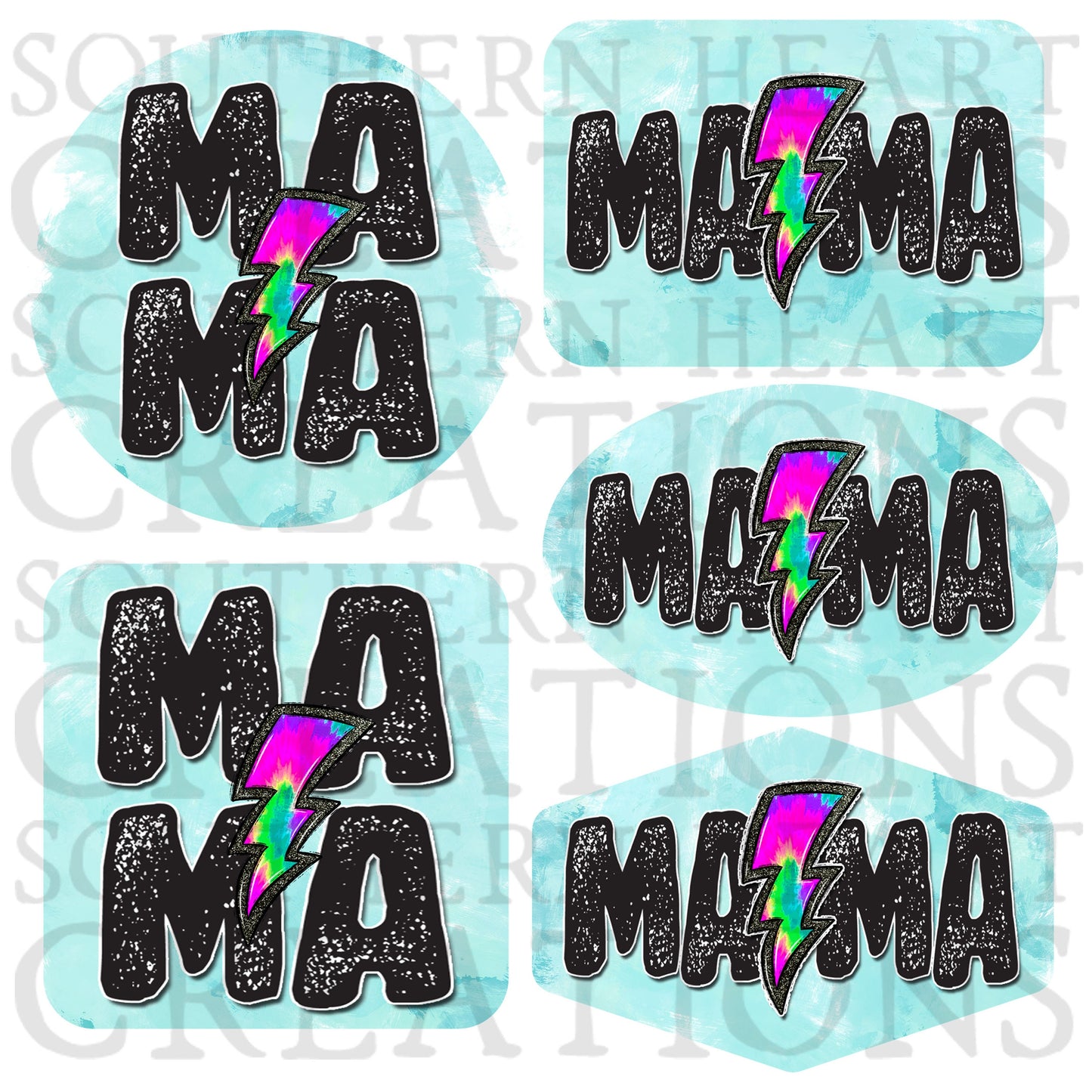 Mama Hat Patch Bundle PNG Digital Download