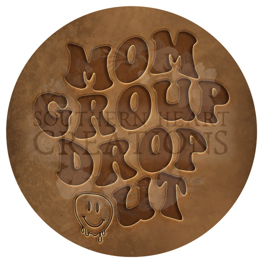 Mom Group Dropout LEATHER PNG Digital Download