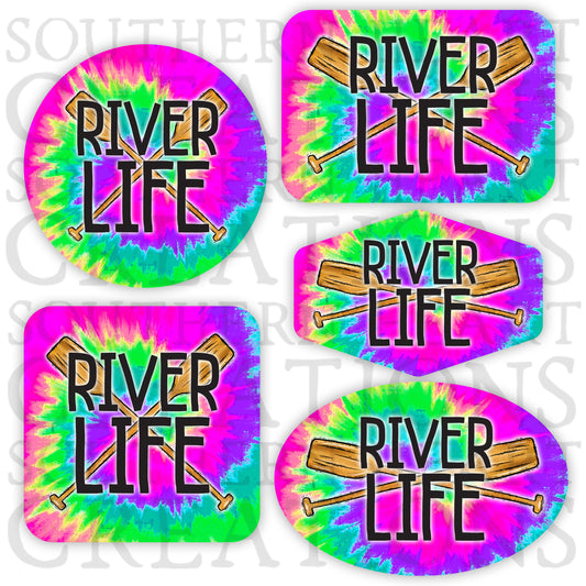 River Life Patch Bundle PNG Digital Download