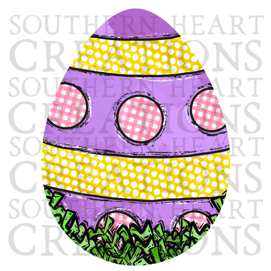 Easter Egg Door Hanger PNG Digital File