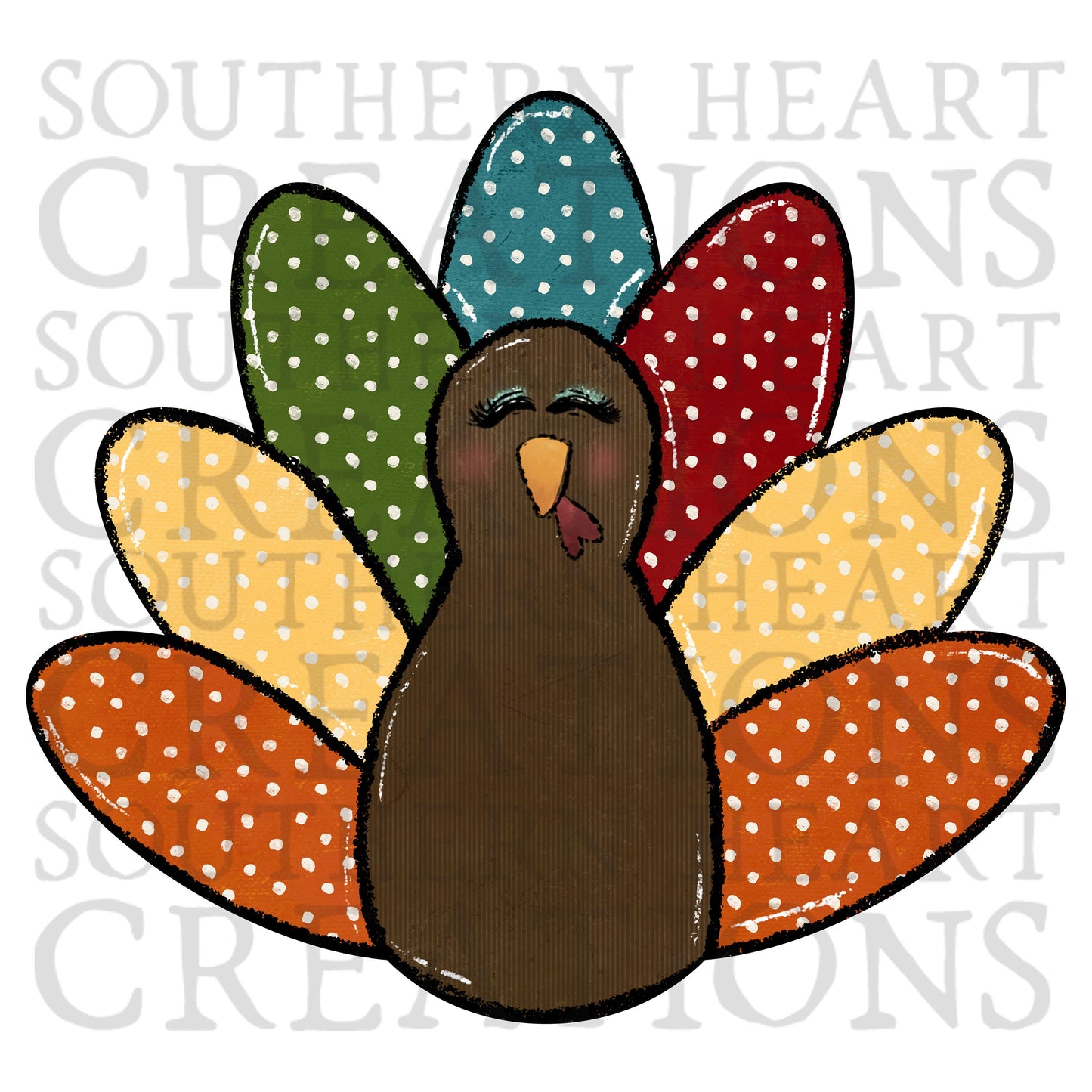 Turkey Door Hanger PNG Digital File