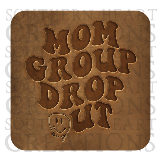 Mom Group Dropout SQUARE LEATHER PNG Digital Download