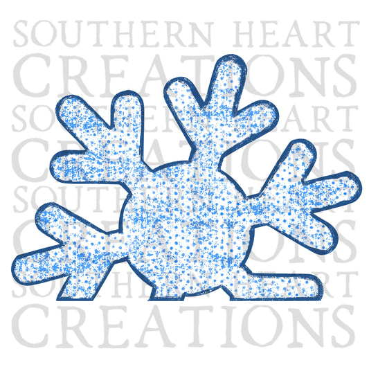 Snowflake Seasonal Truck Attachment PNG Digital File