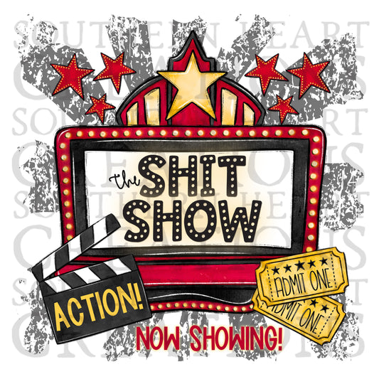 Shit Show Movie Night PNG Digital File