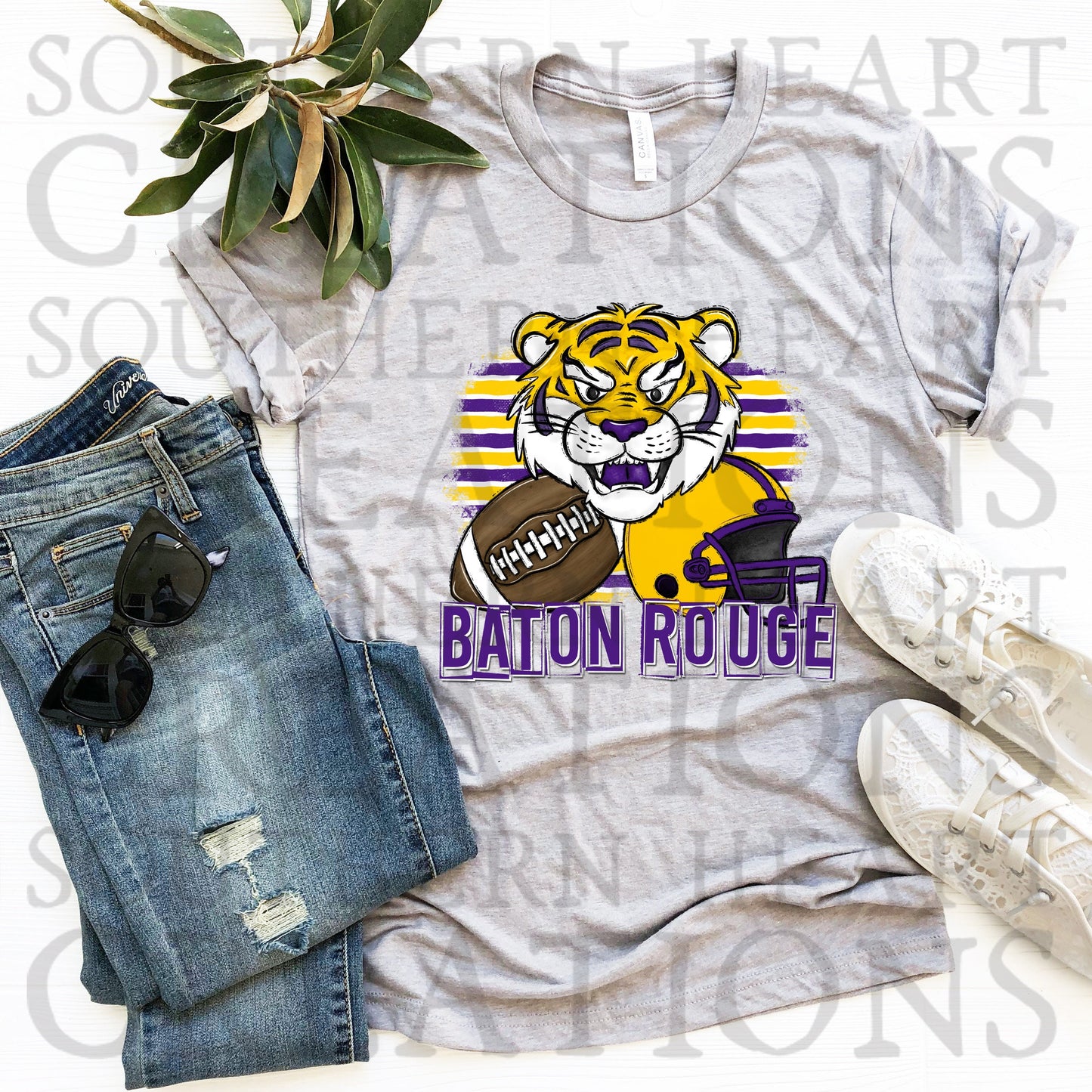 Baton Rouge Tiger PNG Digital Download