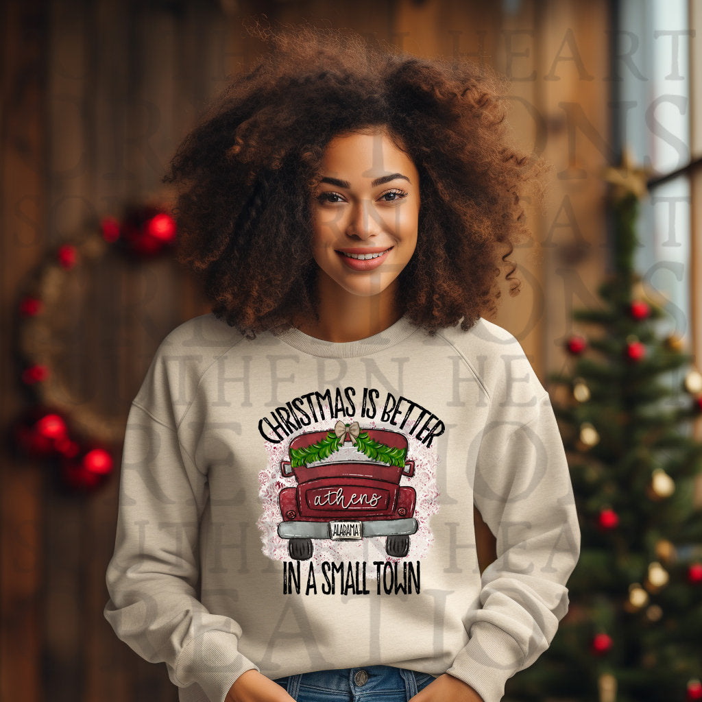 Christmas Is Better In A Small Town PNG Digital Download File