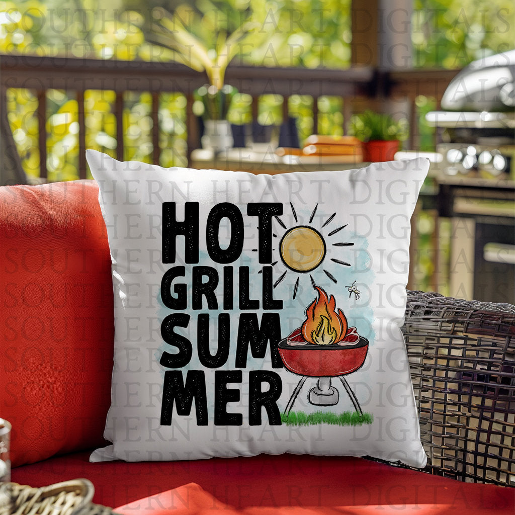 Hot Grill Summer PNG Digital Download