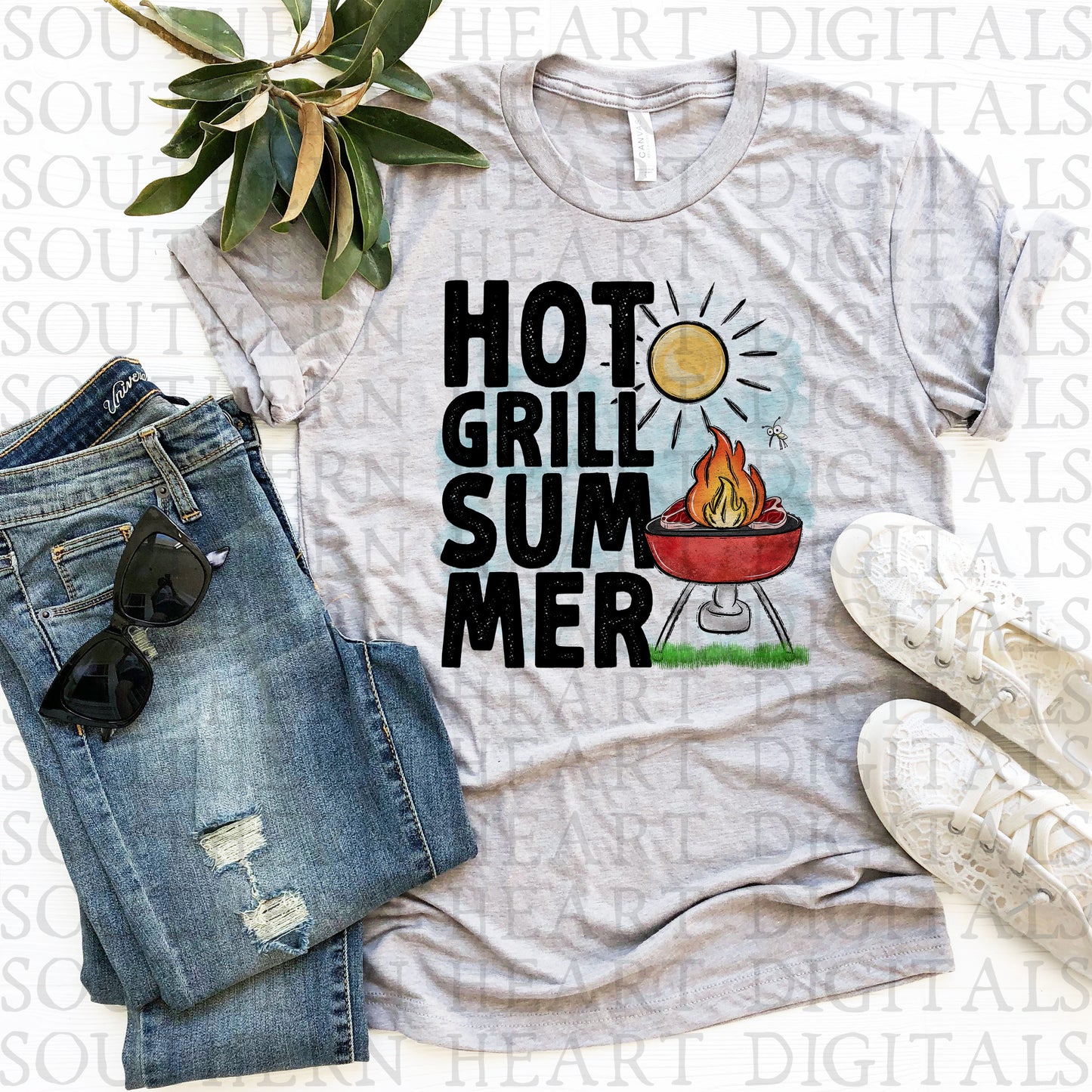 Hot Grill Summer PNG Digital Download