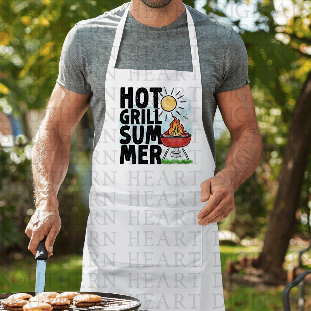 Hot Grill Summer PNG Digital Download