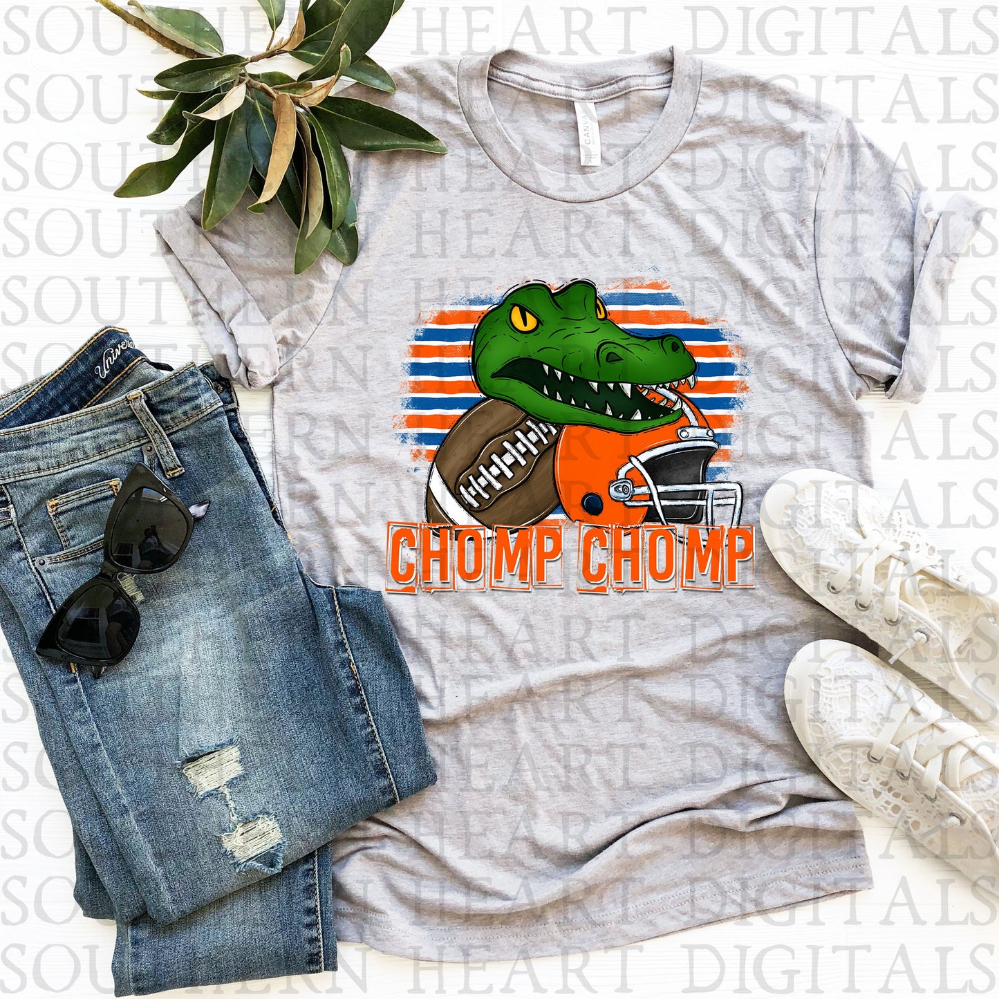 Chomp Chomp Alligator PNG Digital Download