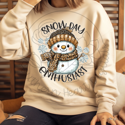 Snow Day Enthusiast Shirt