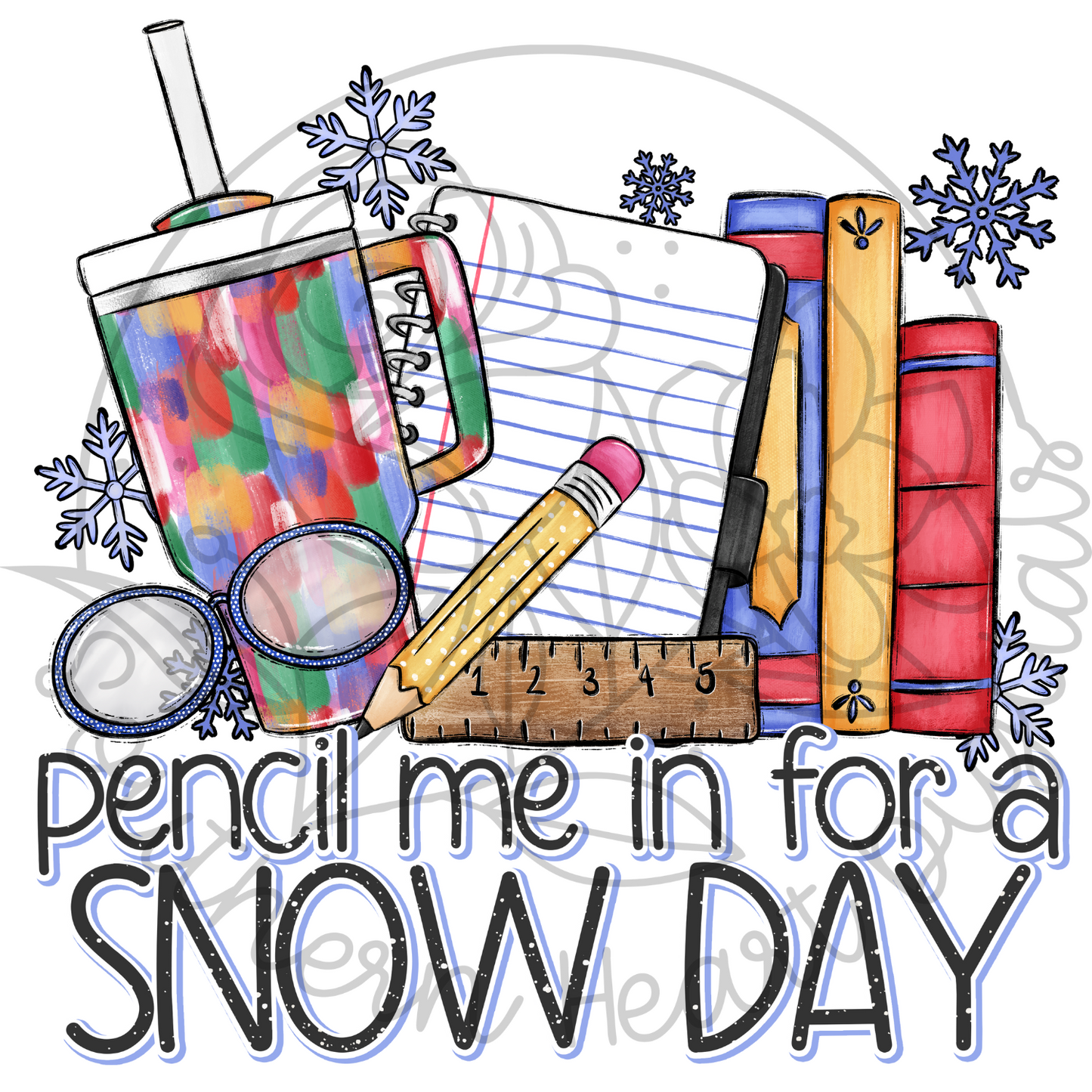 Pencil Me In For A Snow Day Shirt