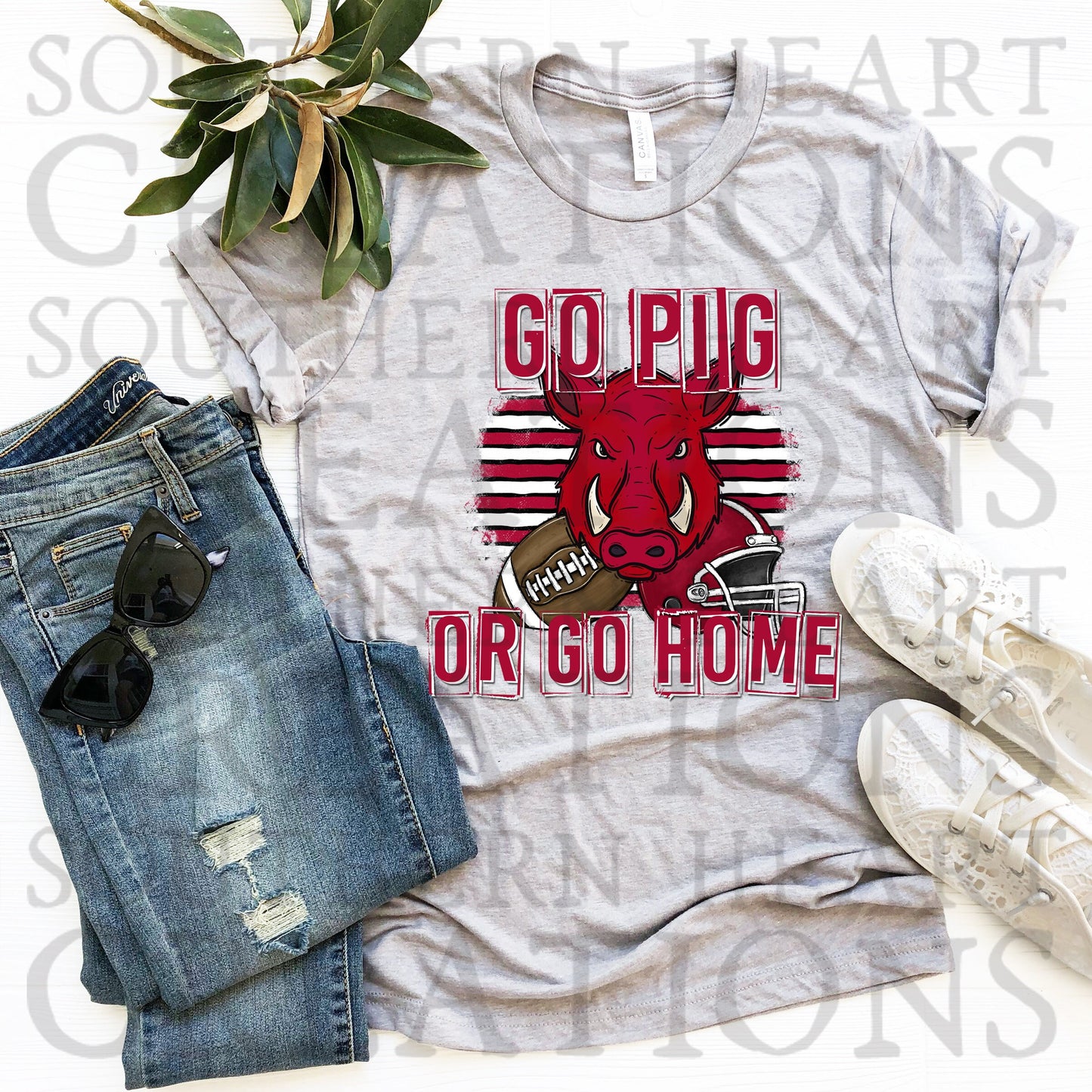 Go Pig Or Go Home Arkansas PNG Digital Download